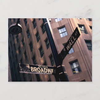 Carte Postale Broadway/Wallstreet