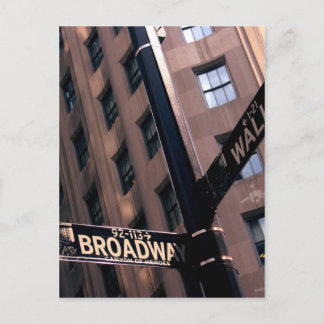 Carte Postale Broadway/Wallstreet