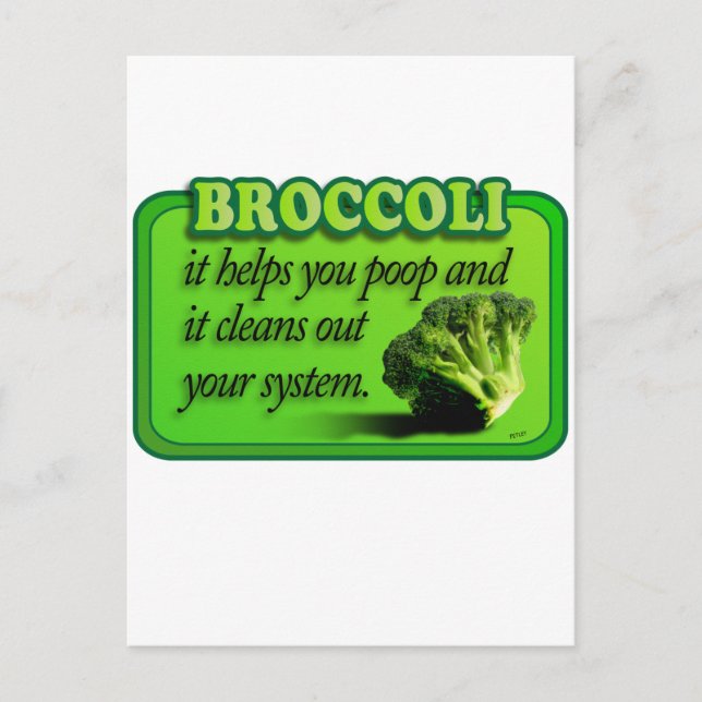 Carte Postale broccoli (Devant)