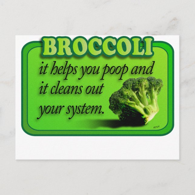 Carte Postale brocoli (Devant)