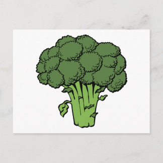 Carte Postale Brocoli vert