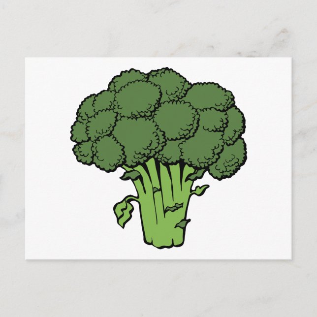 Carte Postale Brocoli vert (Devant)