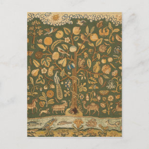 Carte Postale Broderie Anglaise Ancienne au Point de Broderie : 