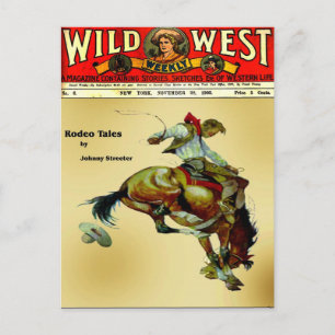 Carte postale "Bronc Rider" Cowboy Western Rodeo