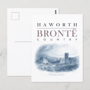 Carte Postale Bronte Country avec Haworth Church et Parsonage