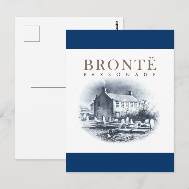 Carte Postale Bronte Parsonage Maison des Brontes (Devant / Derrière)