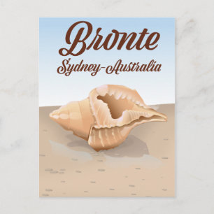 Carte Postale Bronte, Sydney, Australie Voyage de style vintage