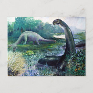 Carte Postale Brontosaurus