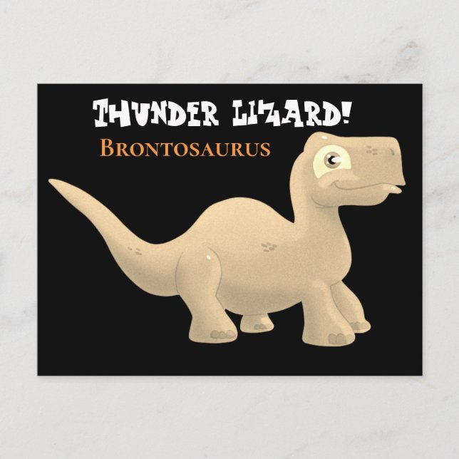 Carte Postale Brontosaurus (Devant)