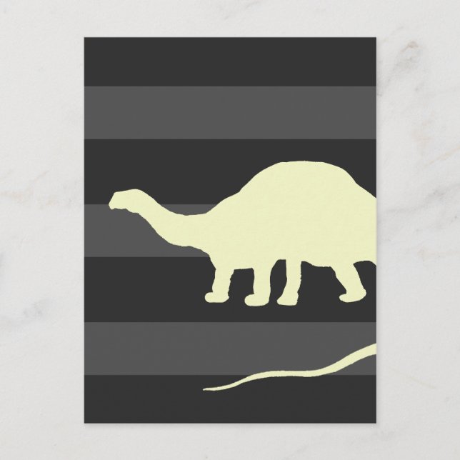 Carte Postale brontosaurus (Devant)