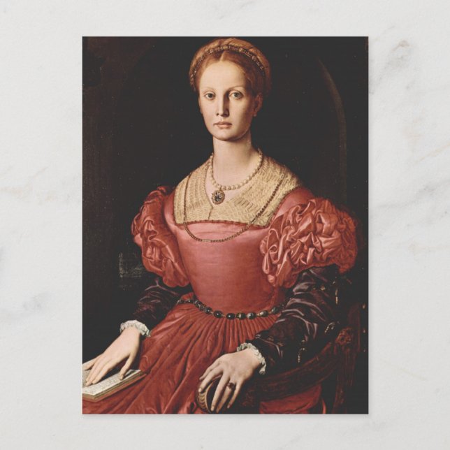 Carte Postale Bronzino - Lucrezia Panciatichi - 1540 (Devant)