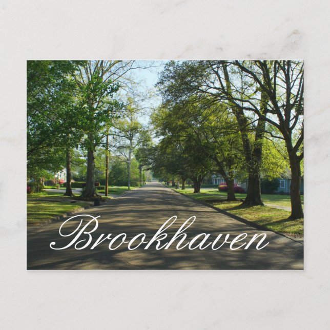 Carte Postale Brookhaven, Mississippi (Devant)