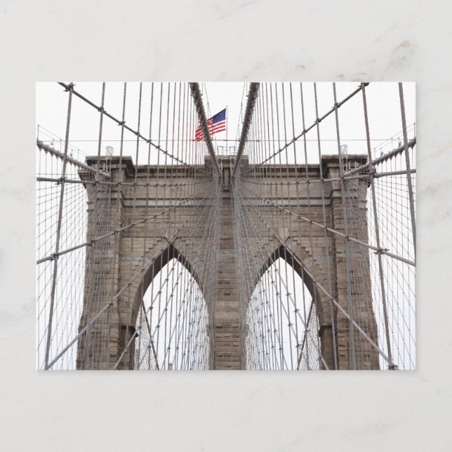 Carte Postale Brooklyn Bridge à New York (Devant)