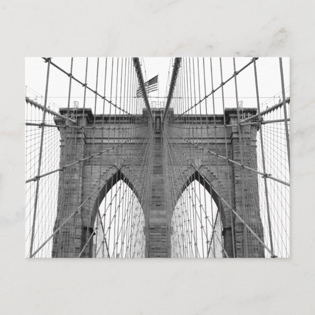 Carte Postale Brooklyn Bridge à New York (Devant)