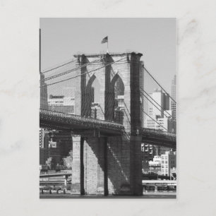 Carte Postale Brooklyn Bridge et Manhattan Skyline