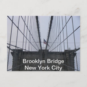 Carte Postale Brooklyn Bridge, New York