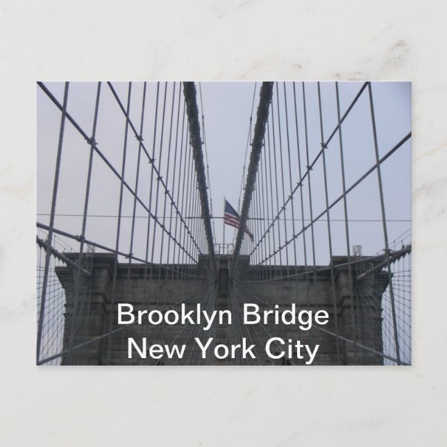 Carte Postale Brooklyn Bridge, New York (Devant)