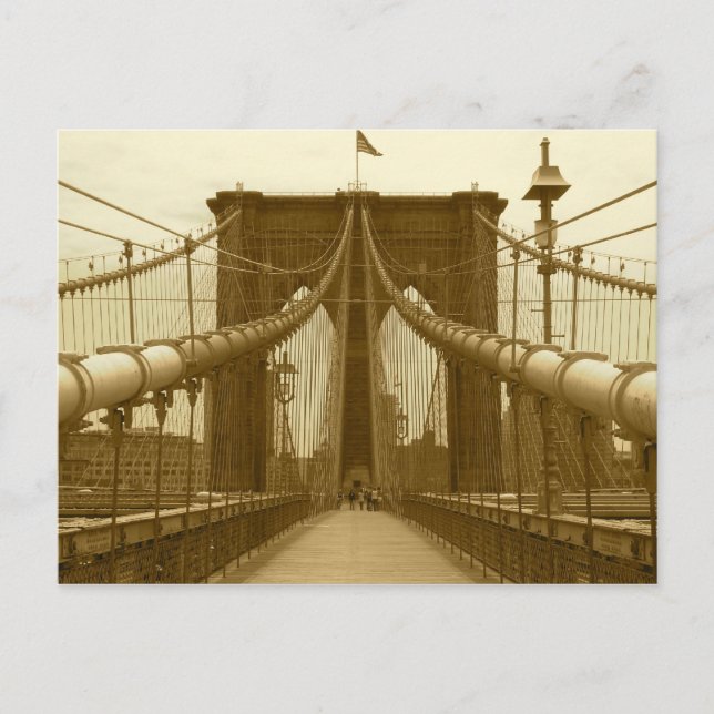 Carte postale Brooklyn Bridge - New York City (Devant)