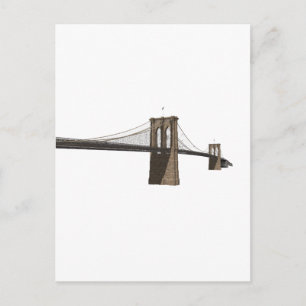 Carte Postale Brooklyn Bridge : New York City : Modèle 3D :