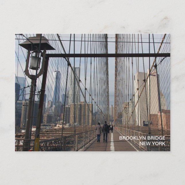 Carte Postale Brooklyn Bridge - NY New York nr 2 (Devant)