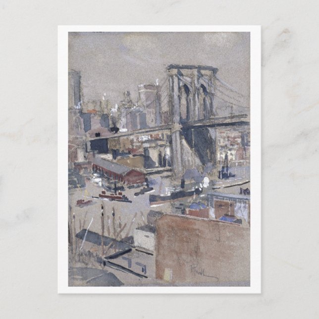 Carte postale Brooklyn Bridge Painting (Devant)