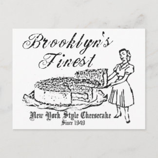 CARTE POSTALE BROOKLYN CHEESECAKE
