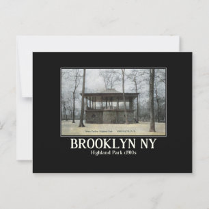 Carte Postale Brooklyn NY Highland Park, Music Pavilion,