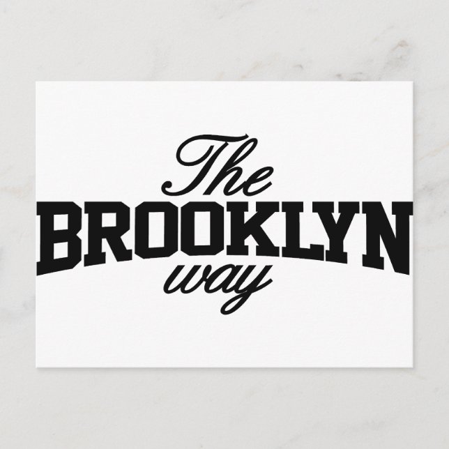 Carte Postale Brooklyn personnalisable (Devant)