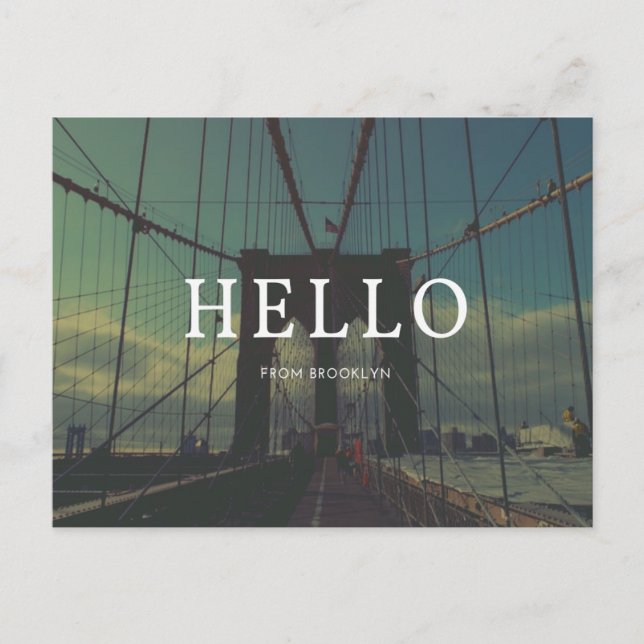 Carte Postale Brooklyn Vintage (Devant)