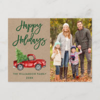 Brosse Kraft Script Camion Vintage Vacances photo