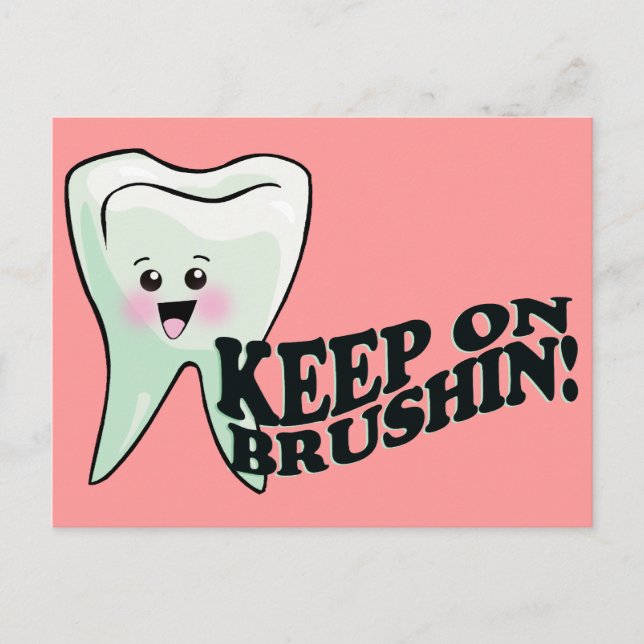 Carte Postale Brosse-Toi Les Dents ! (Devant)