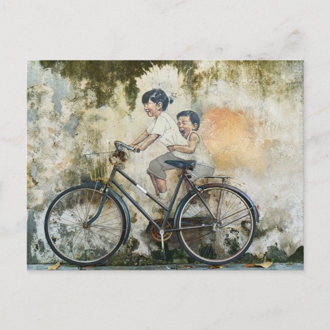Carte Postale Brothers Bicycle (Devant)
