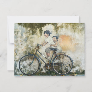 Carte Postale Brothers Bicycle