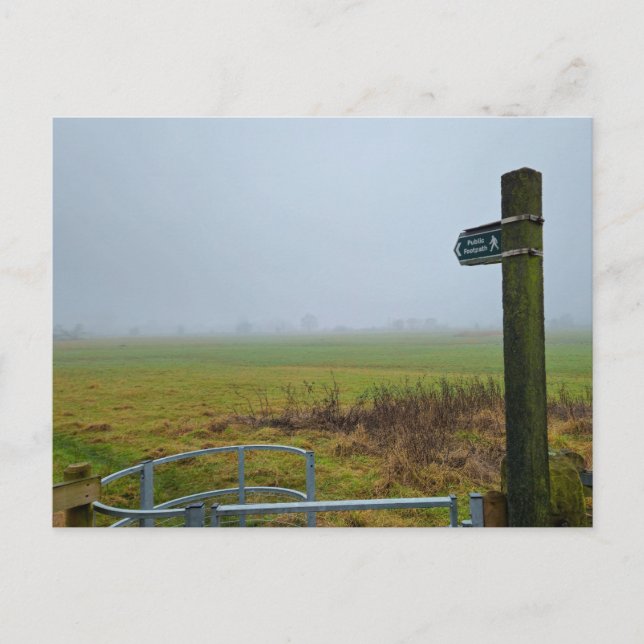 Carte Postale brouillard (Devant)