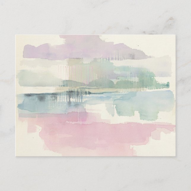 Carte Postale Brouillard de levage | Dans Les Pastels Soft (Devant)