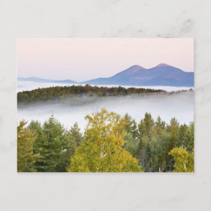 Carte Postale Brouillard matinal et les Percy Peaks vus depuis l