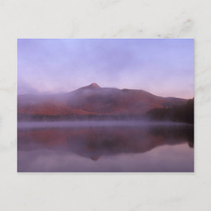 Carte Postale Brouillard Sunrise du lac Chocorua