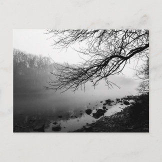 Carte Postale Brouillard sur la rivière Scioto, Dublin, Ohio