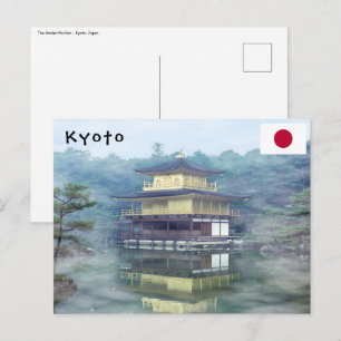 Carte Postale Brouillard sur le pavillon d'or