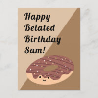 Brown arrosage de chocolat Doughnut | Anniversaire