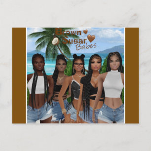Carte postale Brown Sugar Babes 2