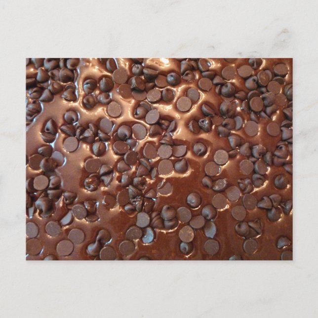 Carte Postale Brownies de chips au chocolat (Devant)