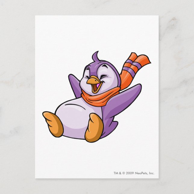 Carte Postale Bruce Purple (Devant)
