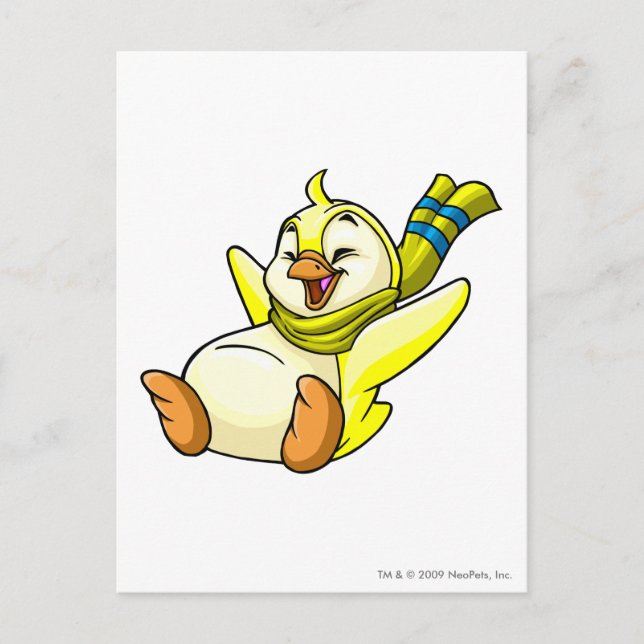 Carte Postale Bruce Yellow (Devant)