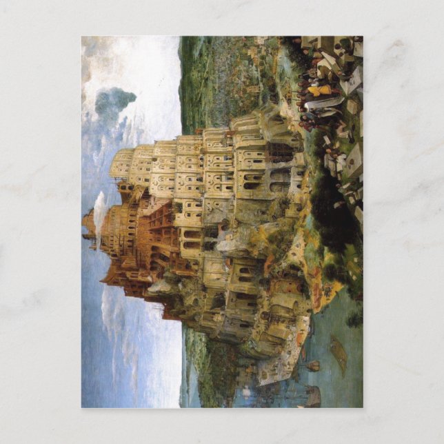 Carte Postale Bruegel d. ?., Pieter Turmbau zu Babel Tower of Ba (Devant)