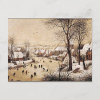 Bruegel l'Ancien - Paysage hivernal avec patineurs
