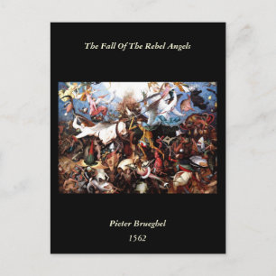 Carte Postale Bruegel's "The Fall Of The Rebel Angels" (1562)