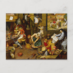 Carte Postale Brueghel le Jeune - L'Alchimiste, art