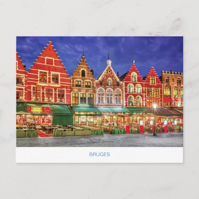 Carte postale Bruges avec Grote Markt (Devant)