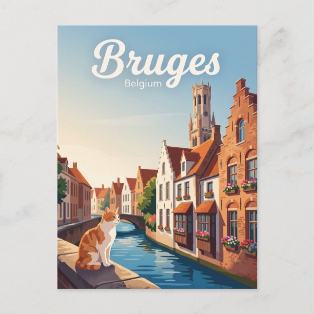 Carte Postale Bruges Belgique (Devant)